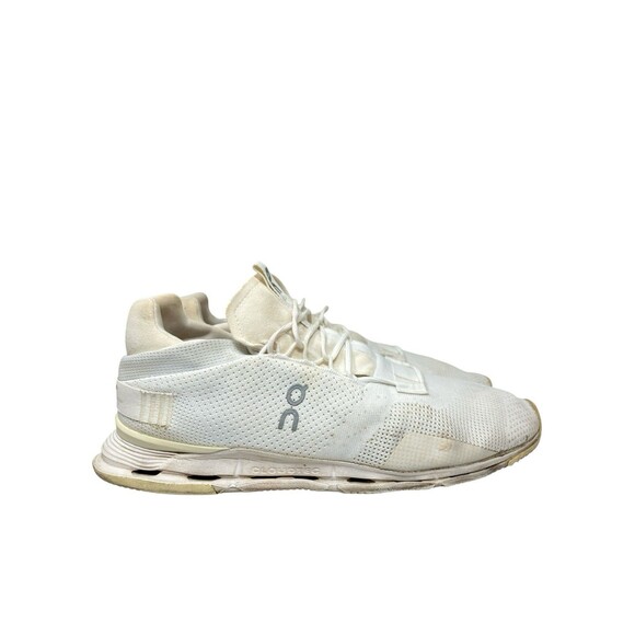On Cloudnova Sneakers Mens 10 White Running Shoes CloudTec Athletic Casual Gym main image 7